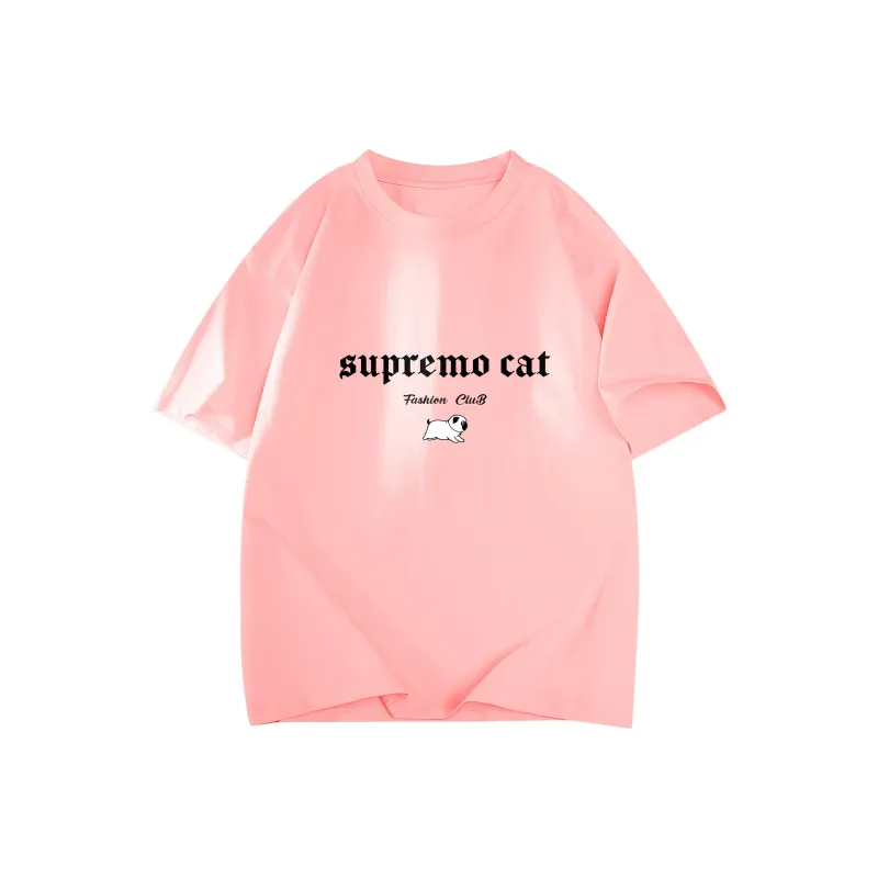 Supremo Cat T Shirts Unisex-4
