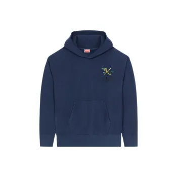 KENZO Logo Embroidered Hoodie
