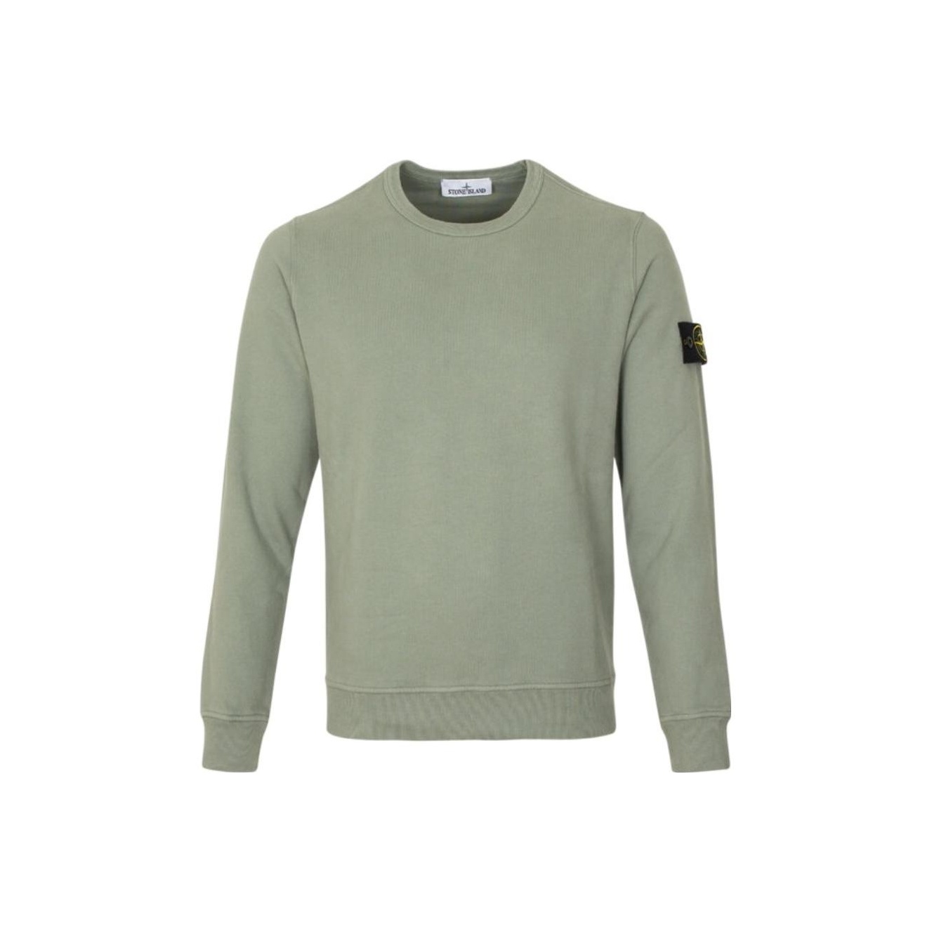 【送料&関税込】Stone  Compass Patch Crewneck Sweatshi Compass cotton jersey sweatshirt in black - Stone Island