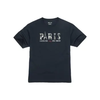 AKCLUB Free Cuba Series T-Shirt Men's Deep Navy Blue