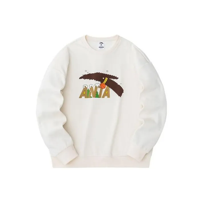 Anta Sweatshirt Unisex White Duck Down-0