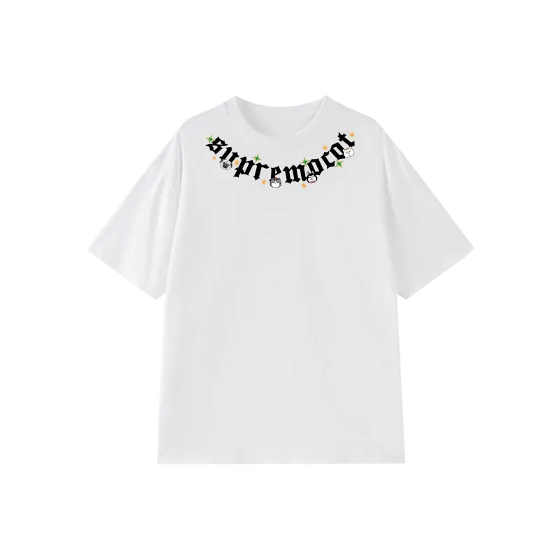 Supremo Cat T Shirts Unisex-3