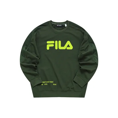 FILA FUSION Sweatshirts Men Plant Green