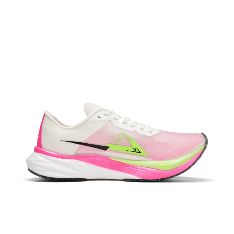 Sonic Cat Cushioning Coverage Warm Low-Top Full-Length Carbon Plate Sprint Running Shoes Unisex Pink White Black-0