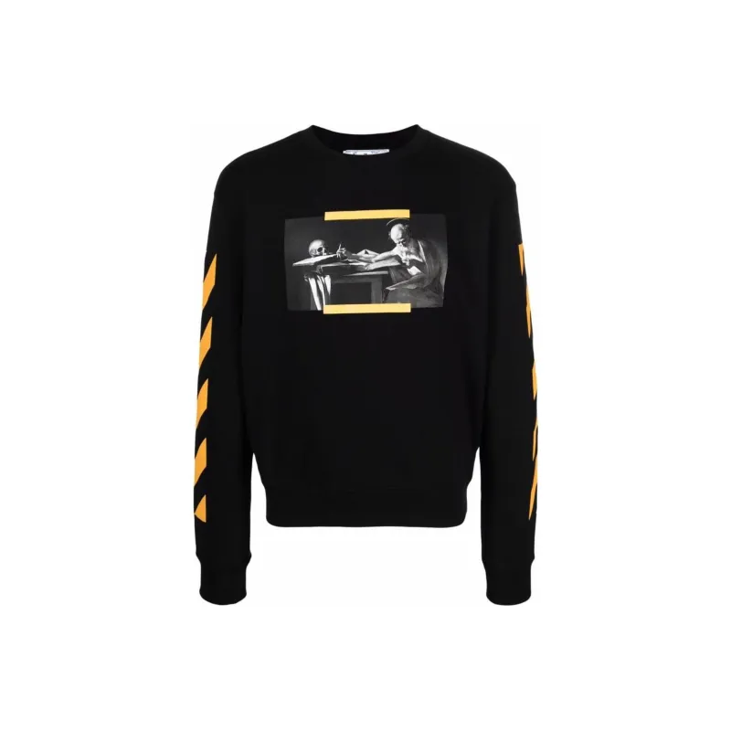 OFF WHITE Sweatshirts Men Black-0