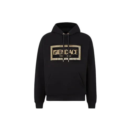 FENDI FENDI X VERSACE Sweatshirt Men's Black