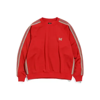 Needles Sweatshirts Unisex Red