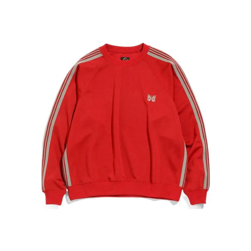 Needles Sweatshirts Unisex Red-0