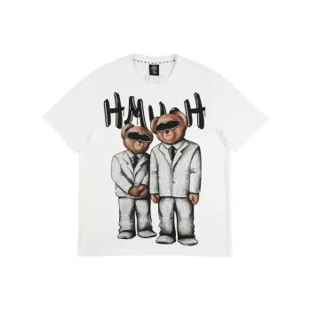 TCH T-Shirt Unisex White With Silver Logo