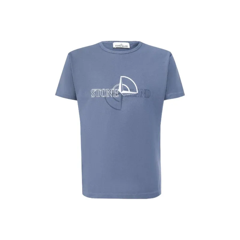 STONE ISLAND T Shirt Men's Blue-0
