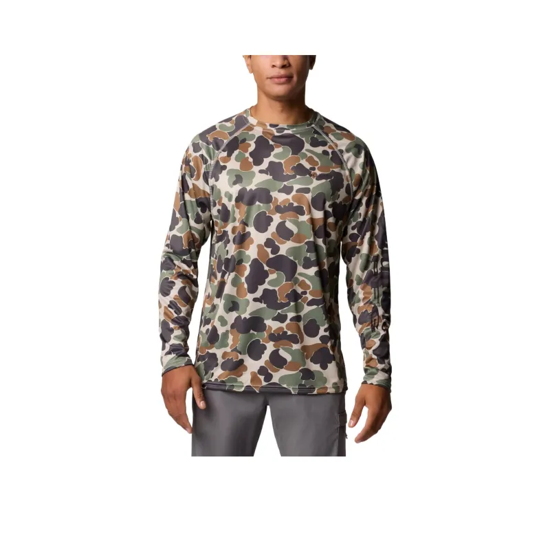 Columbia PFG Super Terminal Tackle T-Shirt Men's Camouflage-0