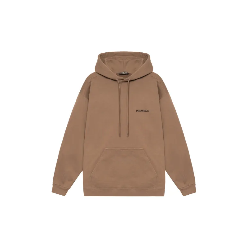 Balenciaga Back Logo Regular Fit Hoodie-0
