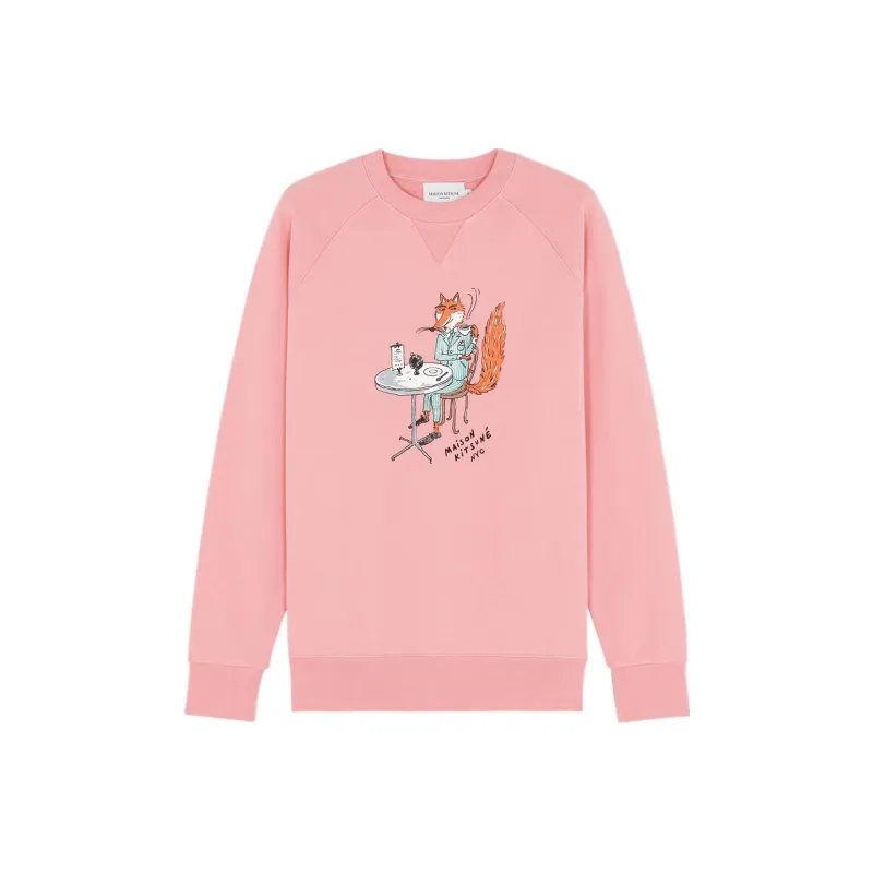 Maison Kitsune Sweatshirts Men Pink-0