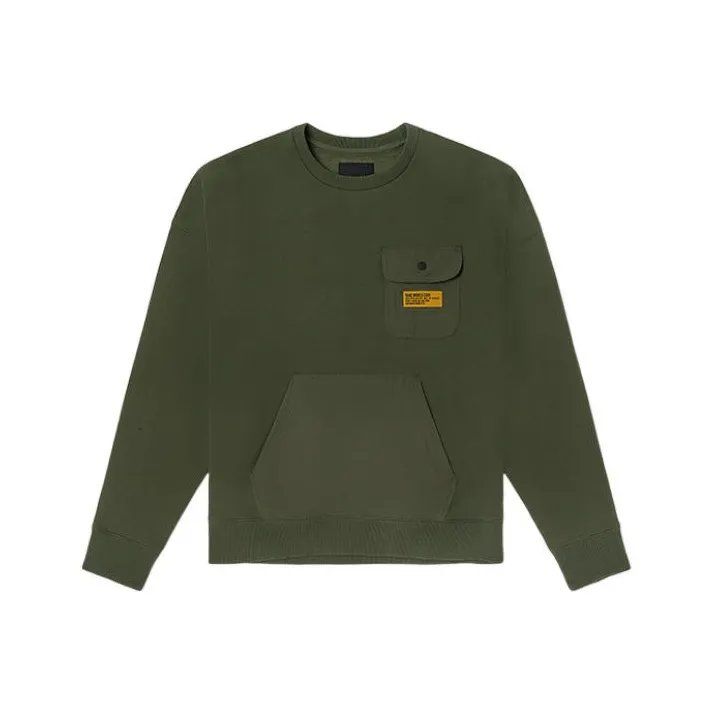 Vans Sweatshirts Men Army Green-0