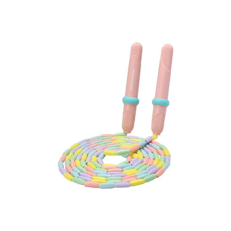 Skechers Student Supply Non Countable Jump Ropes Exam PVC Cotton Rope Pp Handle 2.8m Star Neon Pink-2