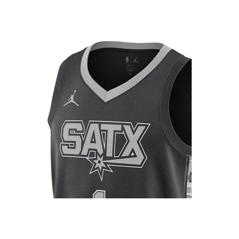 JORDAN San Antonio Spurs Statement Edition Men's JORDAN Dri-FIT Nba Swingman Jersey-3