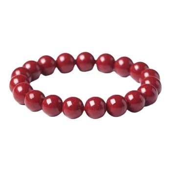 Many Blessings Cinnabar Jade Bracelets Unisex
