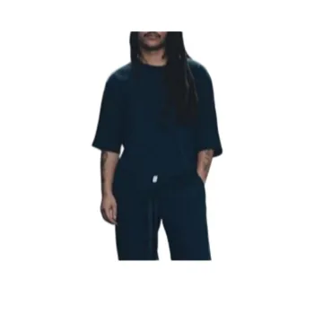 ZARA Samuel Ross Collaboration T Shirts Unisex Marine Blue