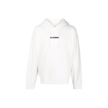 JIL SANDER + Logo Printed Hoodie