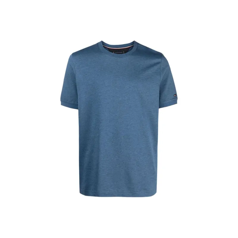 Tommy Hilfiger Logo embroidered Cotton T shirt-0