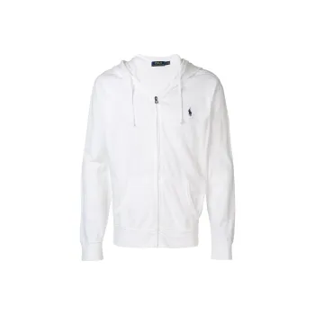 Polo Ralph Lauren Pony Embroidered Zipped Drawstring Hoodie