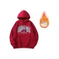 Burgundy[Hooded Thickened and Fleece-Lined]