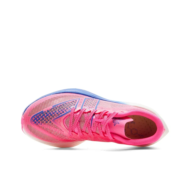 PEAK Running Shoes Women's Low Top Bright Light Blue/Rose Red-3