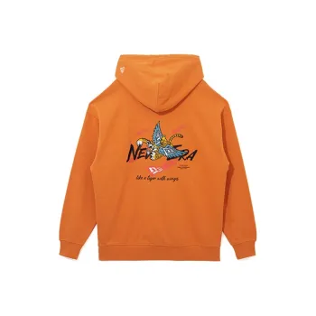 New Era Sweatshirts Man Orange