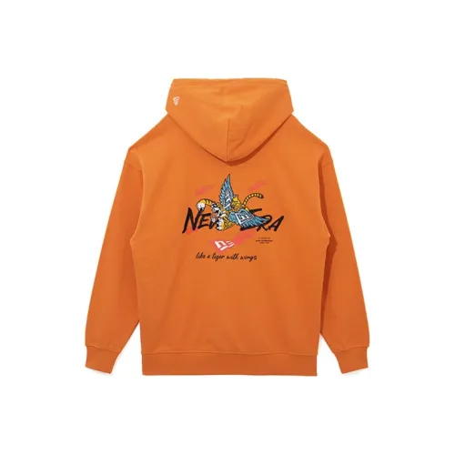 New Era Sweatshirts Man Orange