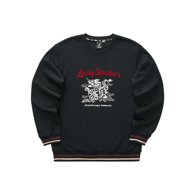 Skechers New Year Sweatshirt Unisex Carbon Black-0