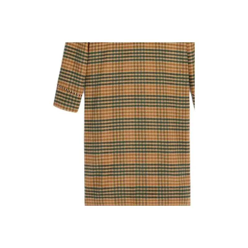 CELINE Smoking Coat In Tartan Checked Wool-4