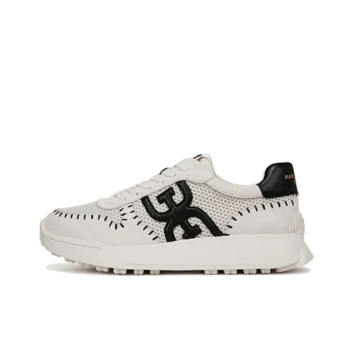 SAM EDELMAN Langleywoven Low Top Casual Shoes Women's Ivory White/Black