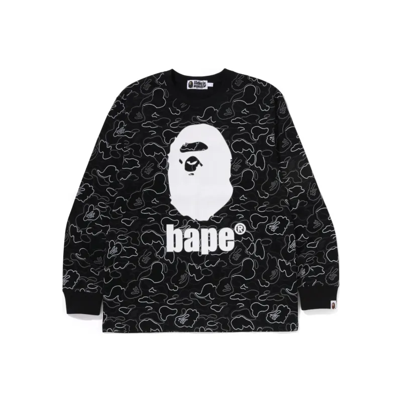Bape Neon Camo L/S Tee-0