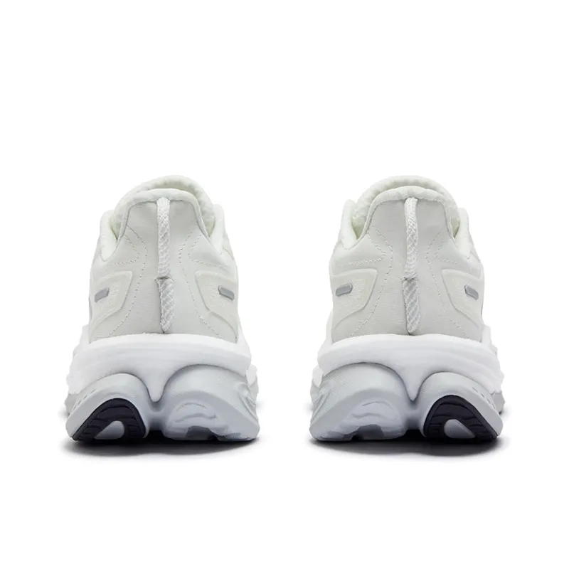 361° Fiery Red 5 Abrasion Resistant Slip Resistant Low Top Casual Running Shoes Women's White Gray-3