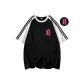 Black & White (Pink Logo)