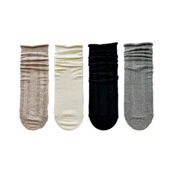 Cotton Shopping Mid Calf Socks Women's 4 Pack