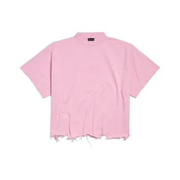 Balenciaga Bb Icon Frayed Edge T-Shirt