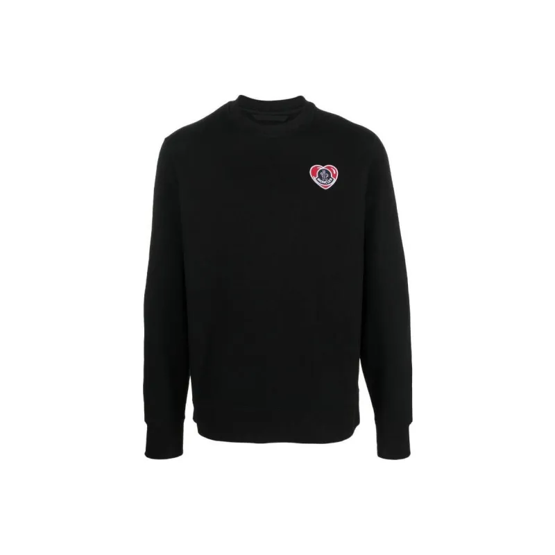 Moncler Logo patch Cotton Sweatshirt-0
