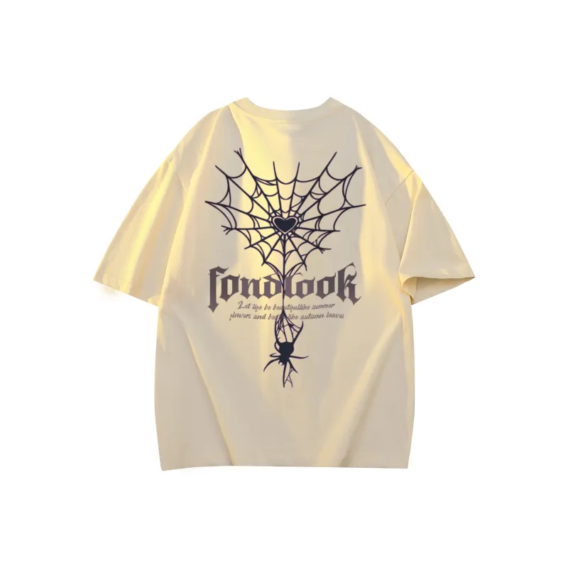 FONDLOOK T Shirt Unisex White Heather Gray-9