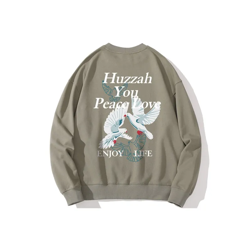 Huzzah Pullover Sweatshirt Unisex-2