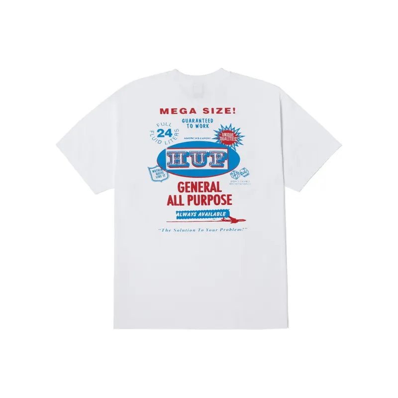 HUF T-Shirts Unisex White-0