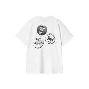 Carhartt WIP SS24 S/S Pins T Shirt T Shirt Unisex White