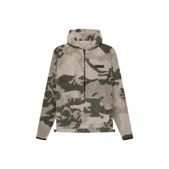 Fear Of God Essentials Polar Fleece Half Zip Hoodie
