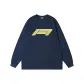 Navy Blue with Yellow Print