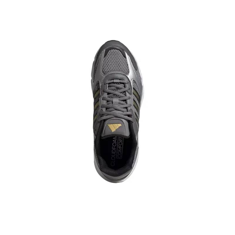 Adidas CRAZYCHAOS 2000 Anti Slip Wear Resistant Low Top Casual Running Shoes Men's Gray-4