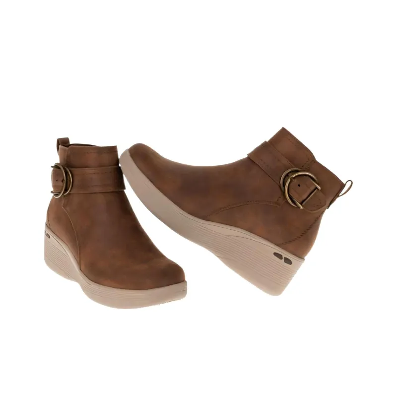 Skechers Pier Lite Ankle Boots Women's Brown-2