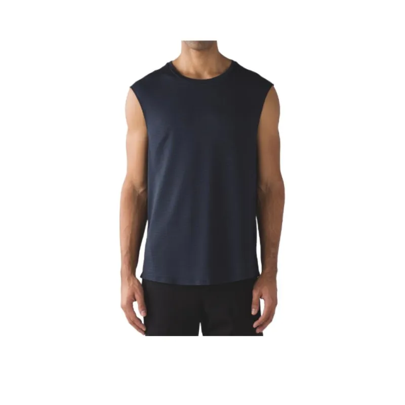 Lululemon Future Classics Muscle T-Shirt Men's Navy Blue-0
