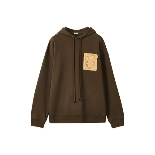 LOEWE Sweatshirt Fall Men's Olive Green