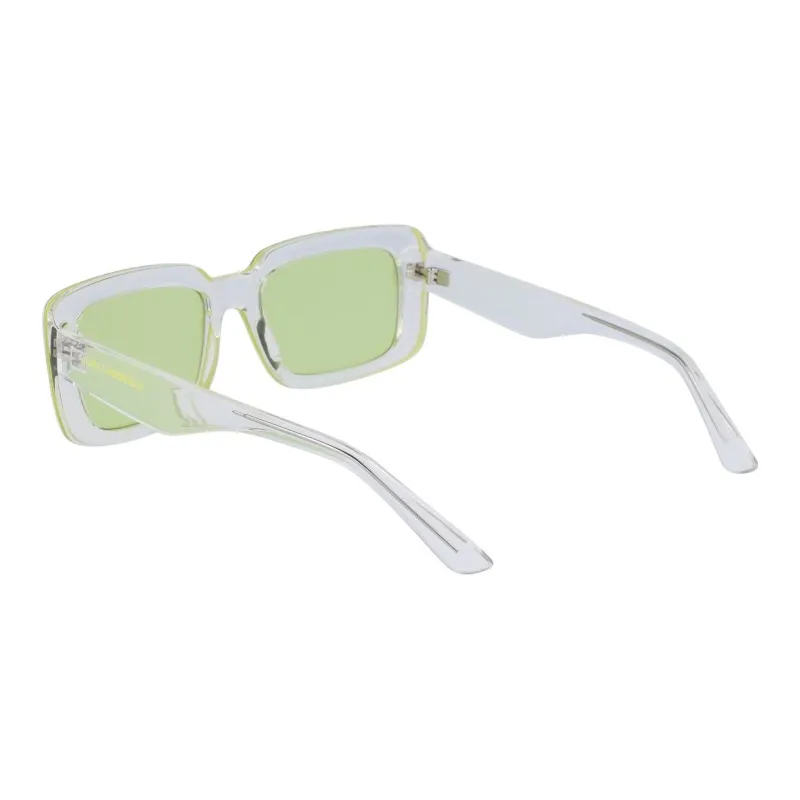 KARL LAGERFELD Injection Molded Square Sunglasses Unisex White-3