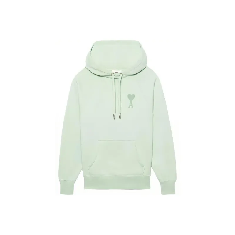 Ami Paris Ami De Coeur Tonal Hoodie-0
